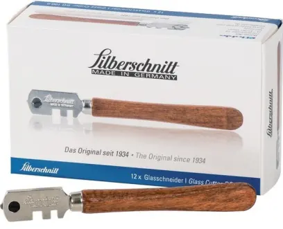 Silberschnitt BO 100.0 Řezák skla Silberschnitt. 6 koleček dřevěná rukojeť (BGS6107196)