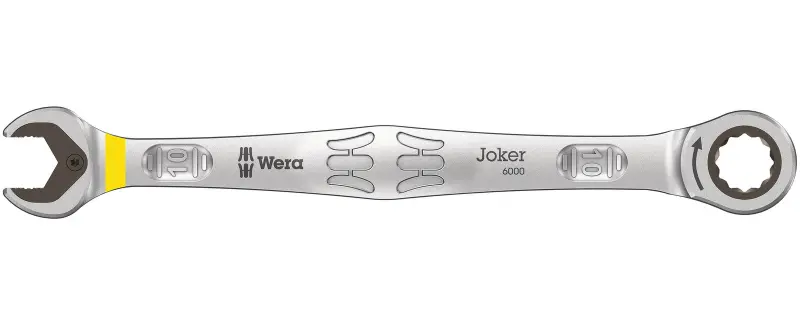 Wera 073270 Otevřený a očkový ráčnový klíč 6000 Joker 10 mm (W05073270001)
