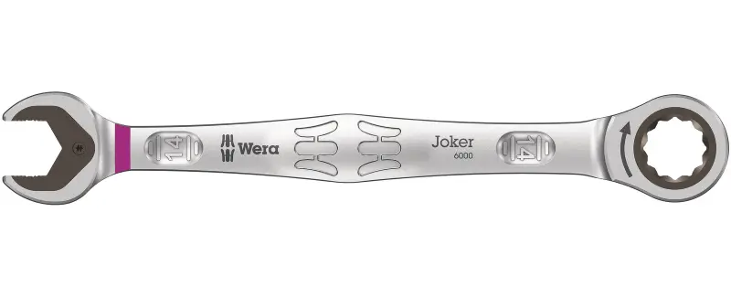 Wera 073274 Otevřený a očkový ráčnový klíč Joker 14 mm (W05073274001)