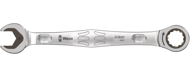 Wera 073275 Otevřený a očkový ráčnový klíč Joker 15 mm (W05073275001)