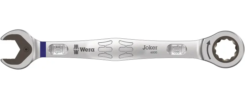 Wera 073276 Otevřený a očkový ráčnový klíč Joker 16 mm (W05073276001)