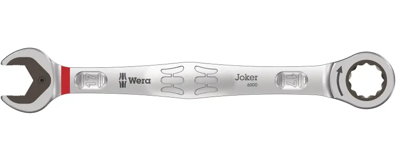 Wera 073277 Otevřený a očkový ráčnový klíč Joker 17 mm (W05073277001)