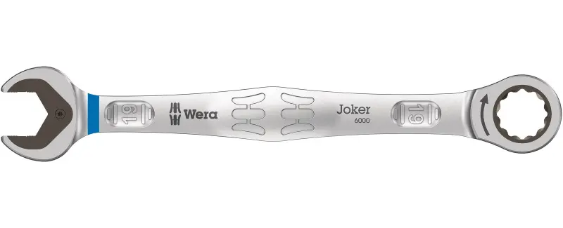 Wera 073279 Otevřený a očkový ráčnový klíč Joker 19 mm (W05073279001)