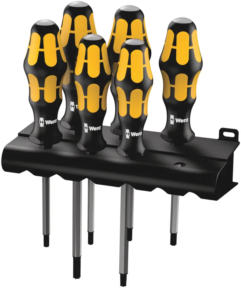 Wera 024410 6-dílná sada šroubováků TORX Kraftform 977/6 - sekací (W05024410001)