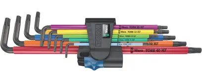 Wera 024470 Zástrčné klíče 967/9 Torx XL Multicolour HF 1. Sada 9 ks dlouhých klíčů s přidržovací funkcí (W05024470001)