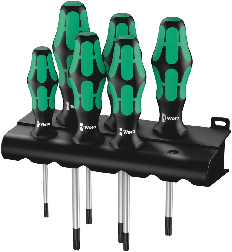 Wera 028062 Sada šroubováků Kraftform Plus 367/6 Rack - 6 ks (Torx) (W05028062001)