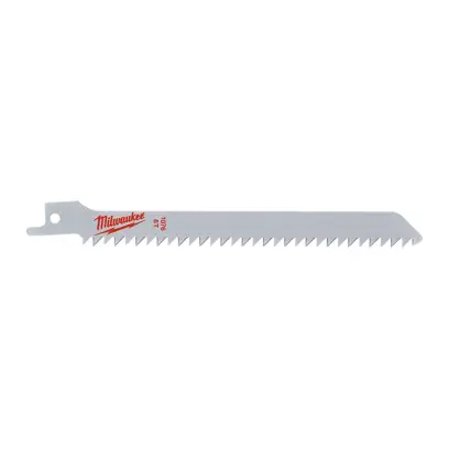 Pilové plátky Milwaukee 48001076 SAWZALL 150 x 6 TPI (dřevo a plast) - 3 ks (MI48001076)