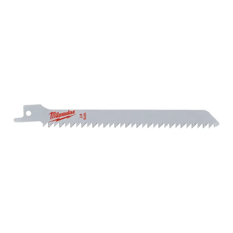 Pilové plátky Milwaukee 48001076 SAWZALL 150 x 6 TPI (dřevo a plast) - 3 ks (MI48001076)