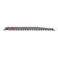 Pilové plátky Milwaukee 48001078 SAWZALL 240 x 3 TPI (dřevo a plast) - 3 ks (MI48001078)