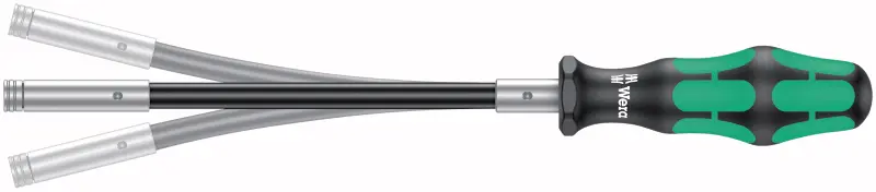 Wera 028161 Šroubovací bitová rukojeť s pružným dříkem, HEX 1/4" x 173,5 mm, ohebný, typ 393 S (W05028161001)