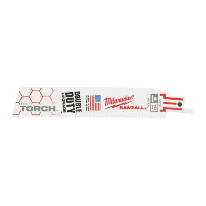 Pilové plátky na kov Milwaukee Sawzall Torch™ 150/2,5 mm Bimetal, Co (Sada 5 ks) (MI48005712)