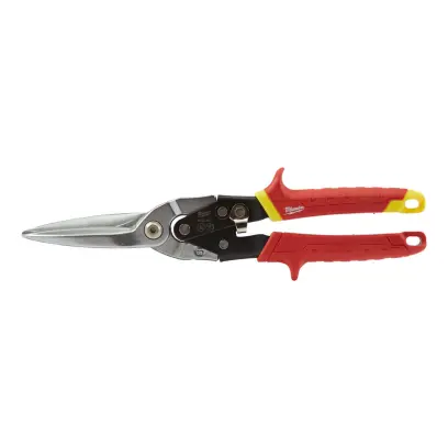 Extra dlouhé nůžky na plech 290 mm Milwaukee aviation - přímé (žluté) (MI48224537)