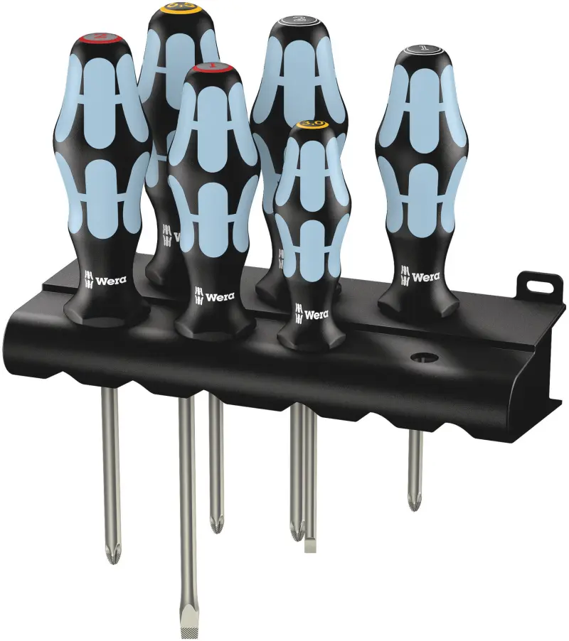 Wera 032063 Nerezové šroubováky v sadě 3334/3350/3355/6, Lasertip® (W05032063001)