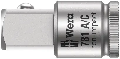 Wera 042671 Adaptér 1/4" typ 781 A/C (vnitřní 1/4"-vnější 1/2") (W05042671001)