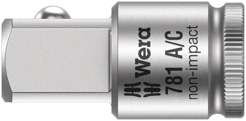 Wera 042671 Adaptér 1/4" typ 781 A/C (vnitřní 1/4"-vnější 1/2") (W05042671001)