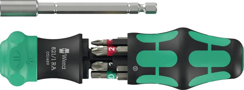 Wera 051519 Držák bitů Kraftform Kompakt 28 RA 1 včetně bitů (Sada 6 dílů) (W05051519001)