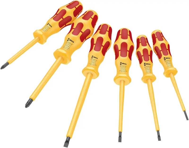 Wera 051576 Elektrikářské šroubováky Kraftform 1060 i/1065 i/6 VDE (Sada 6 dílů) (W05051576001)
