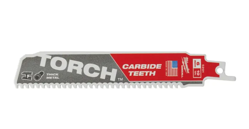 Pilový plátek na kov Milwaukee TCT TORCH 150 x 10 mm Heavy Duty TORCH™ demoliční plátek s tvrdokovovými zuby (1 ks) (MI48475251)