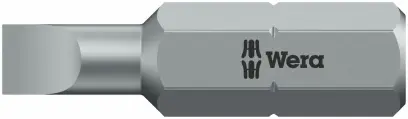 Wera 056200 Bit 0,5 x 3,0 - 800/1 Z. Šroubovací bit 1/4 Hex, 25 mm, pro šrouby s rovnou drážkou (W05056200001)