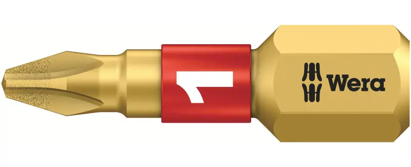 Wera 056400 Bit PH 1 – 851/1 BDC. Šroubovací bit 1/4 Hex, 25 mm pro křížové šrouby Phillips (W05056400001)