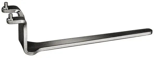 Klíč na kruhové matice se dvěma otvory zalomený 5x 200mm AMF