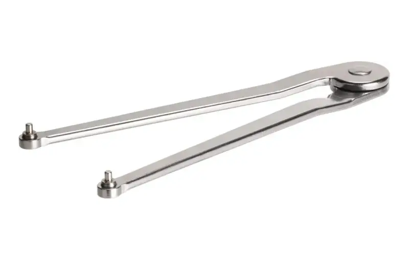 Klíč do čelních otvorů stavitelný INOX ocel 11-60mm/4mm s nosem AMF