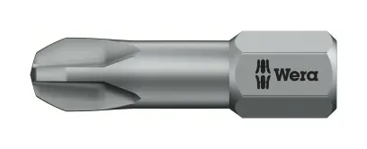 Wera 056525 Bit PH 3 – 851/1 TZ. Šroubovací bit 1/4 Hex, 25 mm pro křížové šrouby Phillips (W05056525001)