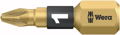 Wera 056700 Bit PZ 1 - 855/1 BDC. Šroubovací bit 1/4 Hex, 25 mm pro křížové šrouby Pozidriv (W05056700001)