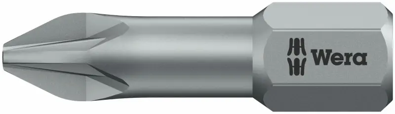 Wera 056815 Šroubovací bit 1/4" Hex PZ 2 x 25 mm, typ 855/1 TZ pro křížové šrouby Pozidriv (W05056815001)