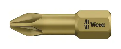 Wera 056915 Šroubovací bit 1/4 Hex, 25 mm pro křížové šrouby Pozidriv PZ 2 typ 855/1 TH (W05056915001)