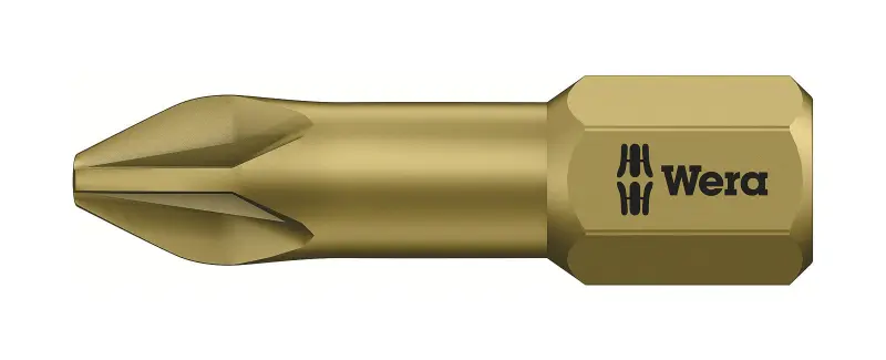 Wera 056915 Šroubovací bit 1/4 Hex, 25 mm pro křížové šrouby Pozidriv PZ 2 typ 855/1 TH (W05056915001)