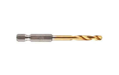 Vrták do kovu Milwaukee Shockwave HSS-G TiN Red Hex pr. 4,5 mm (MI48894710)
