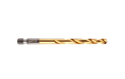 Vrták do kovu Milwaukee Shockwave HSS-G TiN Red Hex pr. 6,5 mm (MI48894715)