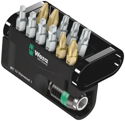 Wera 057428 Bity Bit-Check 12 Universal 1 s držákem 888/4/1 K (Sada 12 dílů) (W05057428001)