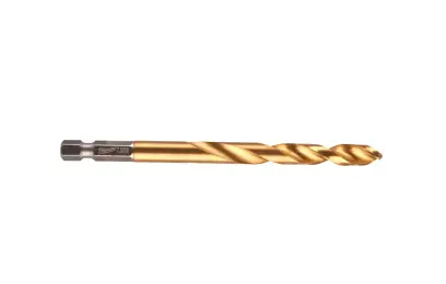 Vrták do kovu Milwaukee Shockwave HSS-G TiN Red Hex pr. 7,5 mm (MI48894718)