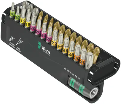 Wera 057436 Šroubovací bity 1/4" Bit-Check 30 Wood TX HF 1 (Sada 30 dílů) (W05057436001)