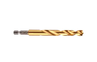 Vrták do kovu Milwaukee Shockwave HSS-G TiN Red Hex pr. 10 mm (MI48894723)