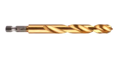 Vrták do kovu Milwaukee Shockwave HSS-G TiN Red Hex pr. 10,5 mm (MI48894724)