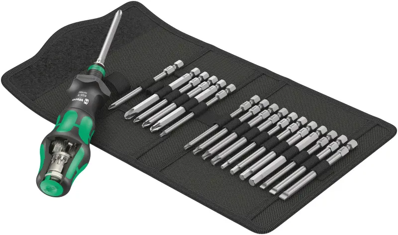Wera 057482 Výměnné šroubovací čepele Kraftform Kompakt Turbo 1 (Sada 19 dílů) (W05057482001)