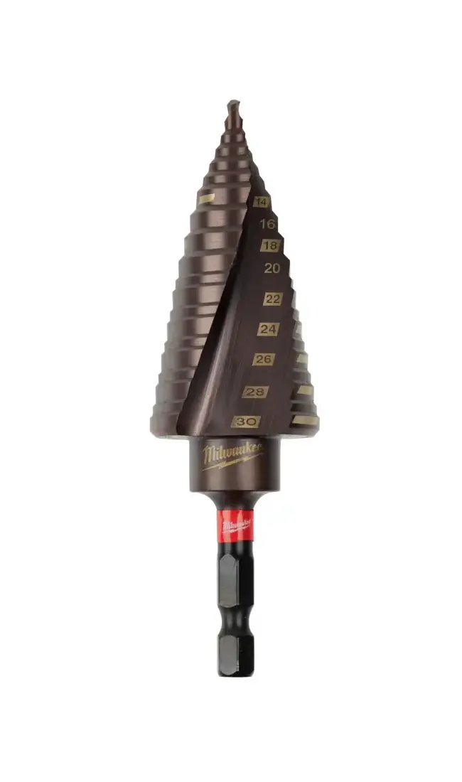 Stupňovité vrtáky 4 ÷ 30 mm Milwaukee SHOCKWAVE™ Impact Duty (MI48899265)