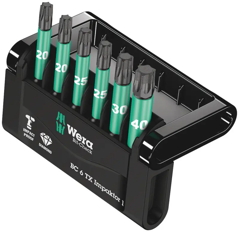 Wera 057693 Sada bitů Mini-Check Impaktor 2 (6 dílů TX) (W05057693001)
