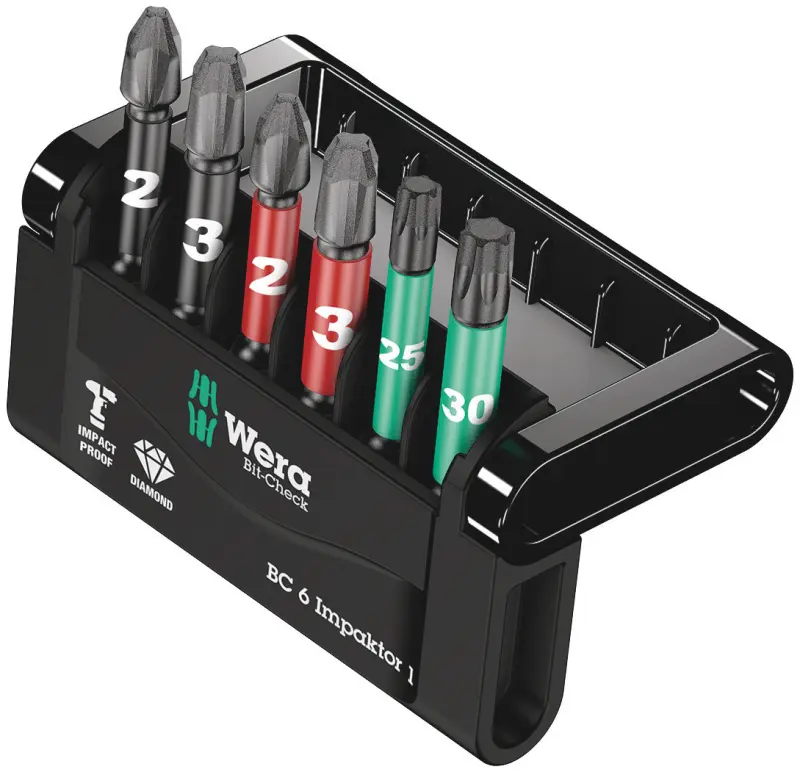 Wera 057695 Sada bitů Mini-Check Impaktor 4 (PH/PZ/TX) (W05057695001)