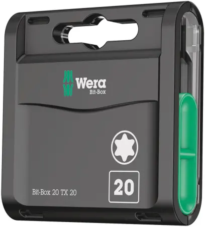 Wera 057770 Šroubovací bity TX 20x25 Bit-Box 20 TX (20 Ks) (W05057770001)