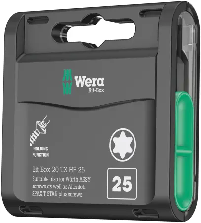 Wera 057778 Šroubovací bity 1/4" Bit-Box 25 TX HF (Sada 20 dílů) (W05057778001)