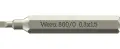Wera 058104 Šroubovací bit 800/0 Micro 0,30 x 1,5 na šrouby s plochou drážkou (W05058104001)