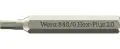 Wera 058111 Šroubovací bit 840/0 Micro Hex-Plus 2,0 mm na šrouby s vnitřním šestihranem (W05058111001)