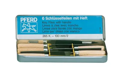 Sada dílenských pilníků PFERD 265 K, 100 mm (PF4007220011362)