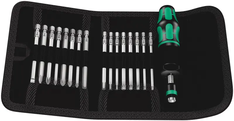 Wera 059293 Momentový šroubovák 7441 Kraftform Kompakt 60 Torque 1,2 ÷ 3,0 Nm (Včetně sady 16 bitů) (W05059293001)
