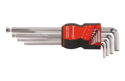 Zástrčné šestihranné klíče (inbus) kulová hlava 1,5-10x mm FORMAT