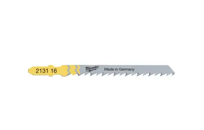 Rychlořezné pilové plátky 75 x 4 mm T 144 D do přímočaré pily (Dřevo a plast) Milwaukee 4932213116 (MI4932213116)